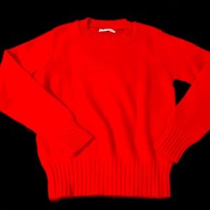 Red small sweater